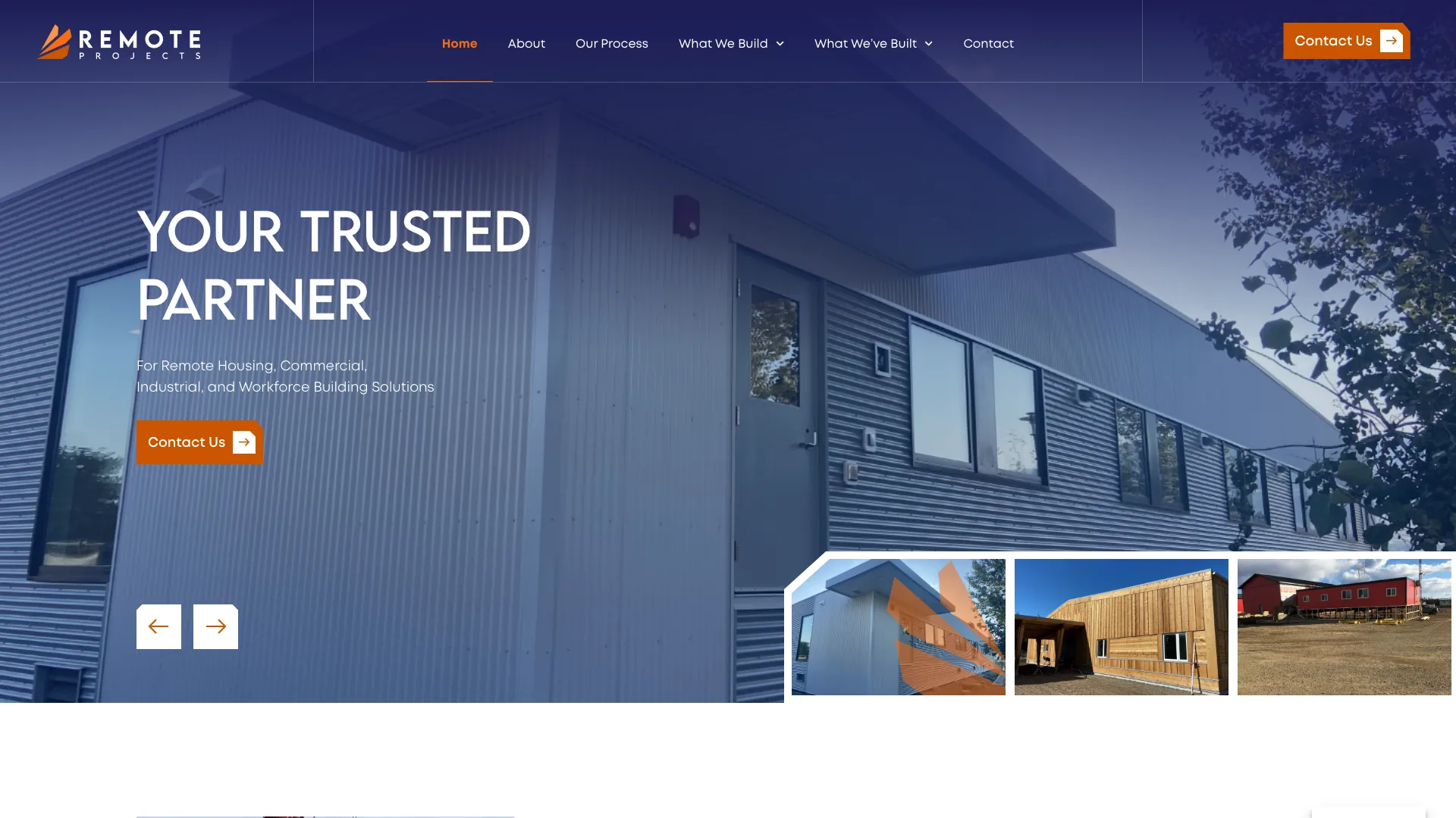 Remote Projects website screenshot